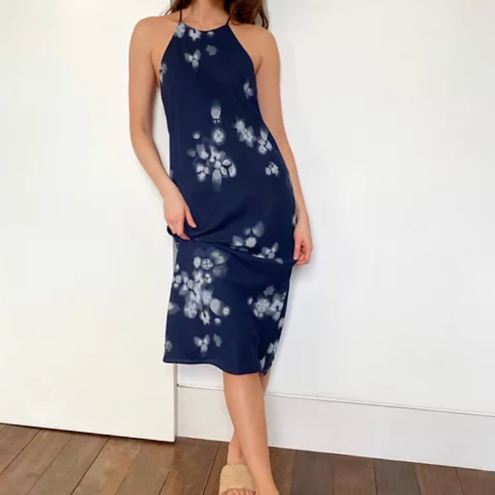 Aritzia Babaton Lato Dress in Pure Indigo